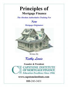 Principles of Mortgage Finance